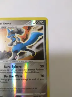 Pokemon TCG - Lucario 53/127 Reverse Holo LP, Pokemon Platinum Set - Image 2