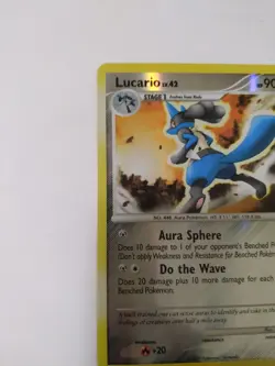 Pokemon TCG - Lucario 53/127 Reverse Holo LP, Pokemon Platinum Set - Image 3