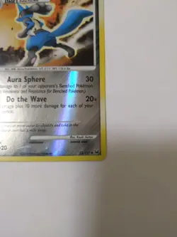 Pokemon TCG - Lucario 53/127 Reverse Holo LP, Pokemon Platinum Set - Image 5