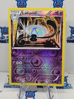 Pokemon Lampent 42/119 Phantom Forces Reverse Holo LP - Image 1
