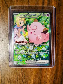Mint Pokemon Lillie’s Clefairy ex SIR 184/159 English Journey Together - Image 1