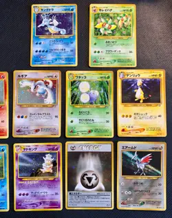 Pokemon Neo Genesis Complete Rare Holo Set Japanese - Image 3