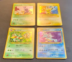 Pokemon Neo Genesis Complete Rare Holo Set Japanese - Image 4