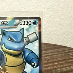 Blastoise EX Full Art 184/165 English Scarlet & Violet 151 Pokemon TCG NM - Image 2