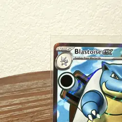 Blastoise EX Full Art 184/165 English Scarlet & Violet 151 Pokemon TCG NM - Image 5