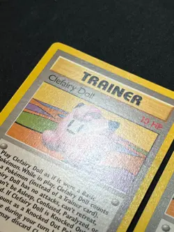Pokemon 1999 Clefairy Doll 70/102 Base Set Trainer Lightly Played LP (LOT OF 2) - Image 4