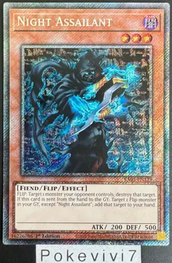 Carte YU-GI-OH! NIGHT ASSAILANT RA03-EN139 PSR NEUF - Image 1