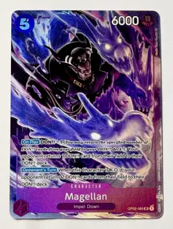 One Piece Card Game Paramount War - Magellan (SR) OP02-085 Alt Art - Image 1