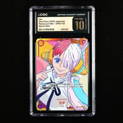 CGC 10 PRISTINE 2022 One Piece JPN Uta OP02-120 SEC - Image 1