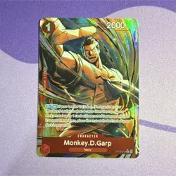 One Piece Monkey.D.Garp OP13-016 ALT ART ENGLISH NM - Image 1