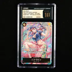 CGC 10 PRISTINE 2025 One Piece JPN Nico Robin OP12-087 SR (Alt Art) - Image 2