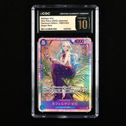 CGC 10 PRISTINE 2025 One Piece JPN Nefeltari Vivi EB03-024 SR(2) - Image 1