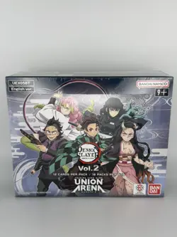 Bandai TCG Union Arena: Demon Slayer Volume 2 Factory Sealed 16 Pack Booster Box - Image 1