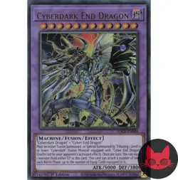 Yugioh Cyberdark End Dragon SDCS-EN044 Ultra Rare 1st Edition NM - Image 1