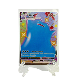 Pokemon TCG Shiny Ditto VMAX SV119 - SV122 Full Art Shining Fates Card - Image 1