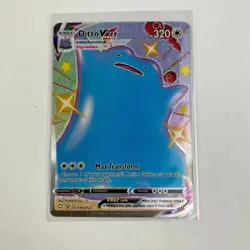Pokemon TCG Shiny Ditto VMAX SV119 - SV122 Full Art Shining Fates Card - Image 2