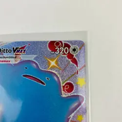 Pokemon TCG Shiny Ditto VMAX SV119 - SV122 Full Art Shining Fates Card - Image 4