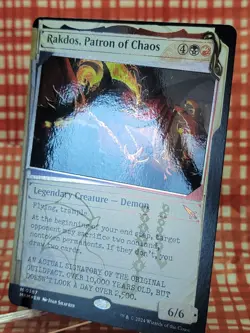 Rakdos, Patron of Chaos 387 (Showcase) (Invisible Ink) - Murder At Karlov Manor - Image 3