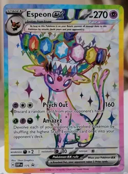 Espeon ex SVP175 Sv: Scarlet & Violet Promo Cards Holo - Image 1