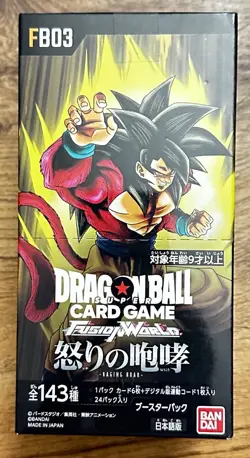 Dragon Ball Super Card Game Fusion World - Raging Roar (Japanese Booster Box) - Image 1