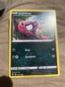 Impidimp - Rebel Clash - POKEMON - 123/192 - NM - single TCG Card - Image 1