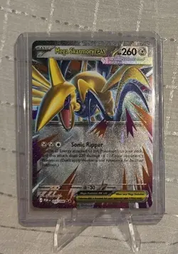Pokemon Mega Skarmory EX Full Art Holo Steel Type 055/088 TCG Card - Image 1