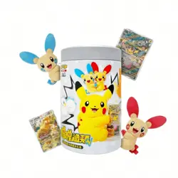 [CN] Pokemon 2025 Scarlet & Violet Nuzzle Series Plush Toy Card Display & Pack - Image 1