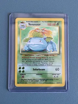 Venusaur 15/102 Holo Rare Pokemon Card 1999 TWOC Near Mint - Image 1