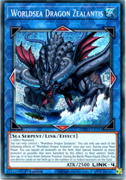 Worldsea Dragon Zealantis - MP23-EN193 - Prismatic Rare Rare 1st Edition Yugioh - Image 1