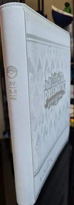 Pokemon Prismatic Evolutions Vault X Binder SV8.5 PRE, Unlucky Collector w/cards - Image 4