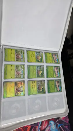 Pokemon Prismatic Evolutions Vault X Binder SV8.5 PRE, Unlucky Collector w/cards - Image 5