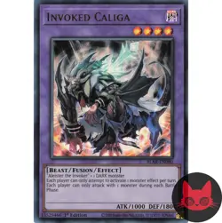 Yugioh Invoked Caliga BLAR-EN080 Ultra Rare 1st Edition NM - Image 1
