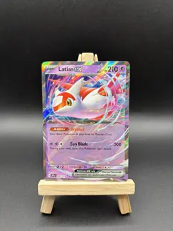 Pokemon TCG Surging Sparks Latias EX Double Rare Holo Card 076/191 - Image 1