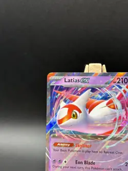 Pokemon TCG Surging Sparks Latias EX Double Rare Holo Card 076/191 - Image 5