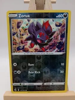 Zorua 170/264 Fusion Strike Reverse Holo Common Pokemon Card Pokemon TCG SWSH - Image 1
