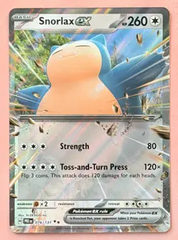Snorlax ~Cute Pokemon Cards ~ Colorless Type Pokemon Collection - Image 1