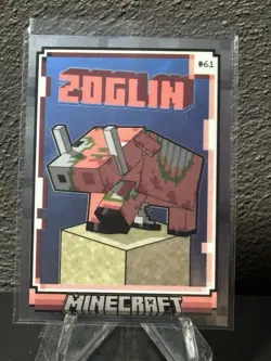 2024 Panini Minecraft Trading Cards Base Set OptiChrome Zoglin - Image 1