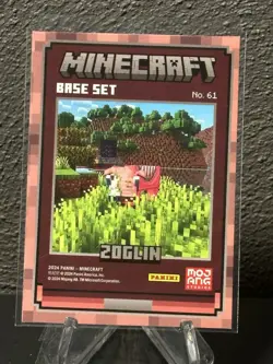 2024 Panini Minecraft Trading Cards Base Set OptiChrome Zoglin - Image 2
