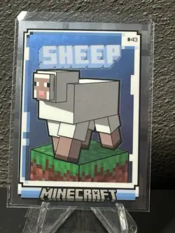 2024 Panini Minecraft Trading Cards Base Set OptiChrome Sheep - Image 1
