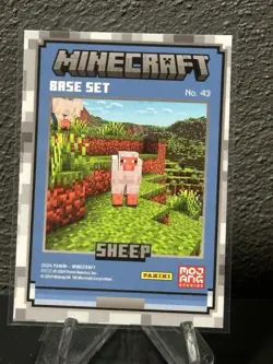 2024 Panini Minecraft Trading Cards Base Set OptiChrome Sheep - Image 2