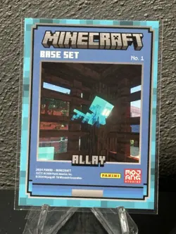 2024 Panini Minecraft Trading Cards Base Set OptiChrome Allay - Image 2