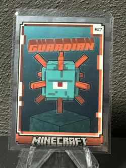2024 Panini Minecraft Trading Cards Base Set OptiChrome Guardian - Image 1