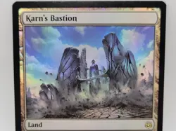 Karn’s Bastion Promo Foil NM MTG War of the Spark Planeswalker Weekend - Image 2