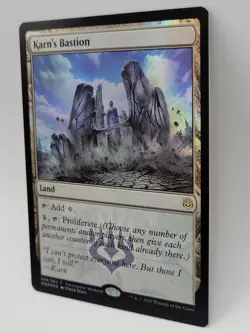 Karn’s Bastion Promo Foil NM MTG War of the Spark Planeswalker Weekend - Image 4