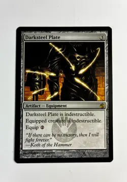 MTG Darksteel Plate Card Duel Decks: Elves vs. Inventors x1 NM/LP Magic - Image 1