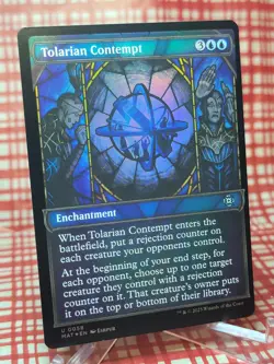 Tolarian Contempt NM/M* SHOWCASE FOIL March Of The Machines U0058 - Image 2