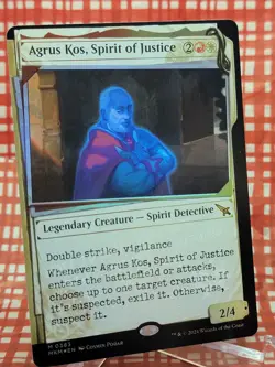 Agrus Kos, Spirit of Justice 383 - Foil - Showcase - Invisible Ink - Murders at - Image 2
