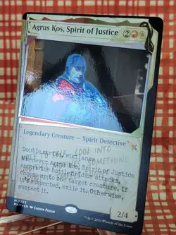 Agrus Kos, Spirit of Justice 383 - Foil - Showcase - Invisible Ink - Murders at - Image 3