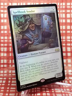 Spellbook Vendor (327/475) Wilds of Eldraine NM FOIL - Image 2