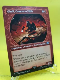 MTG Lord of the Rings Gimli, Counter of Kills Showcase #312 LOTR Magic - Image 2